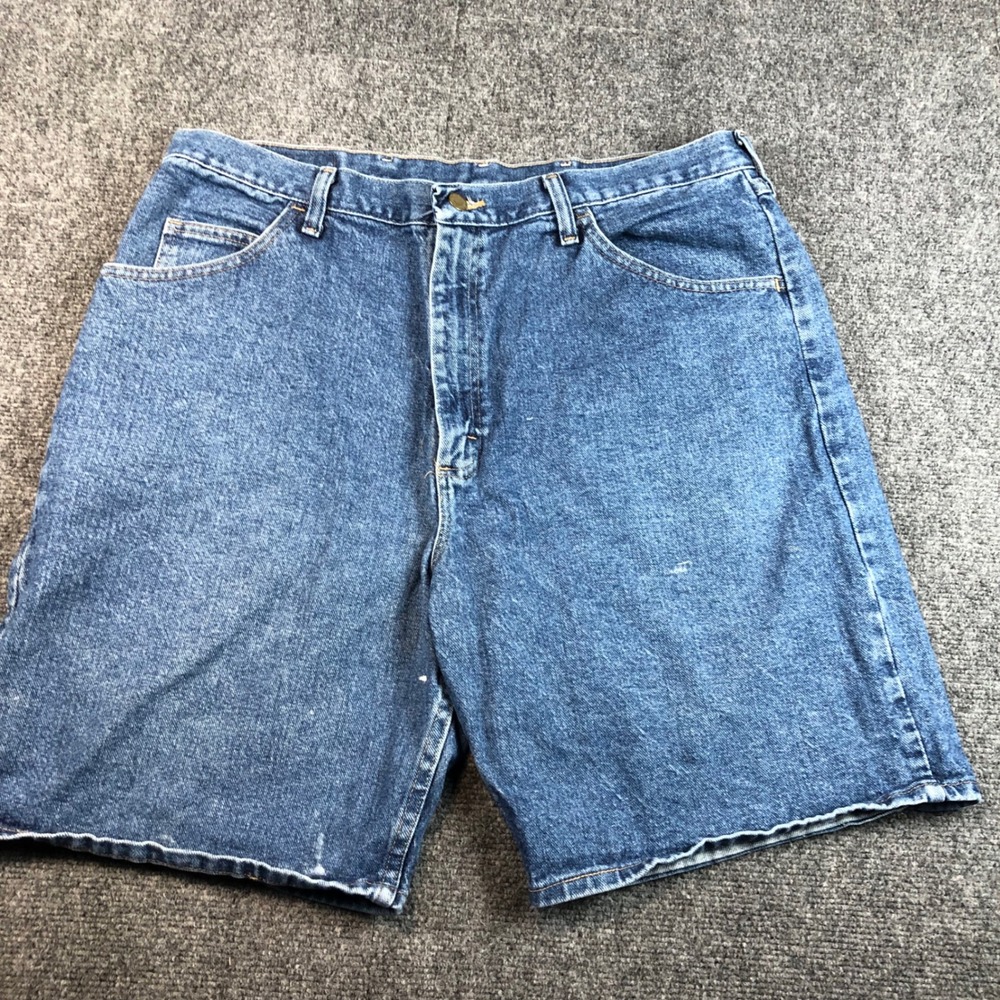 Wrangler Mens Denim Shorts Blue Jeanâ Casual Summer Everyday